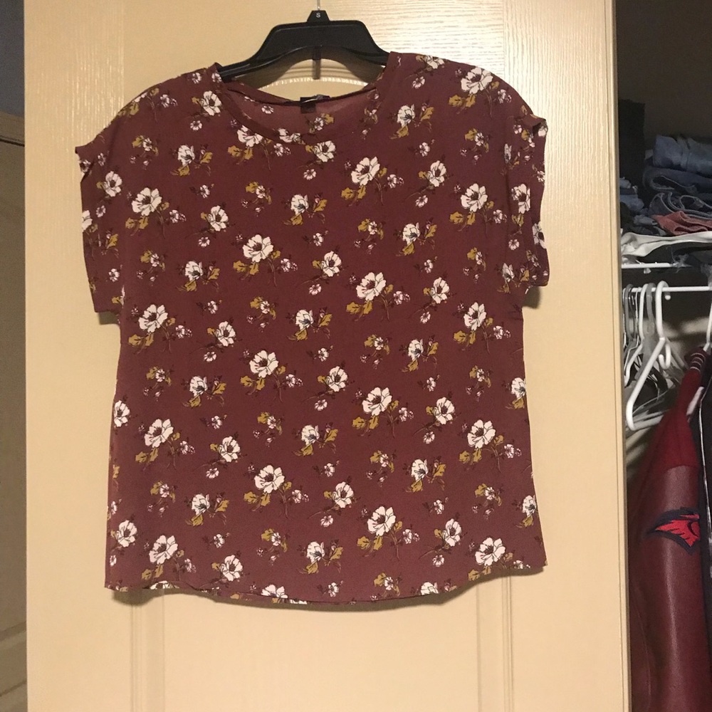 Forever 21 Boxy Floral Blouse